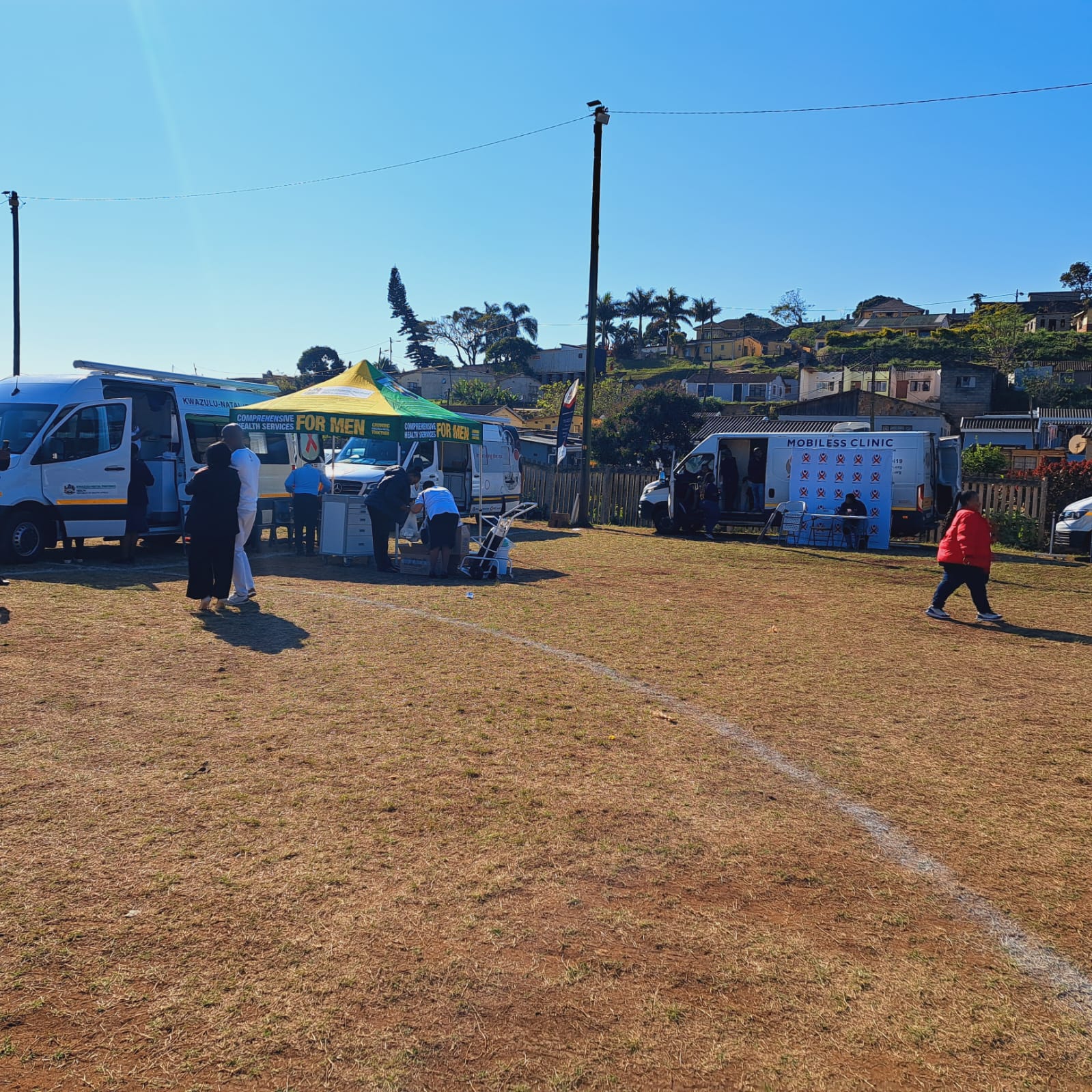 Outreach team in the community